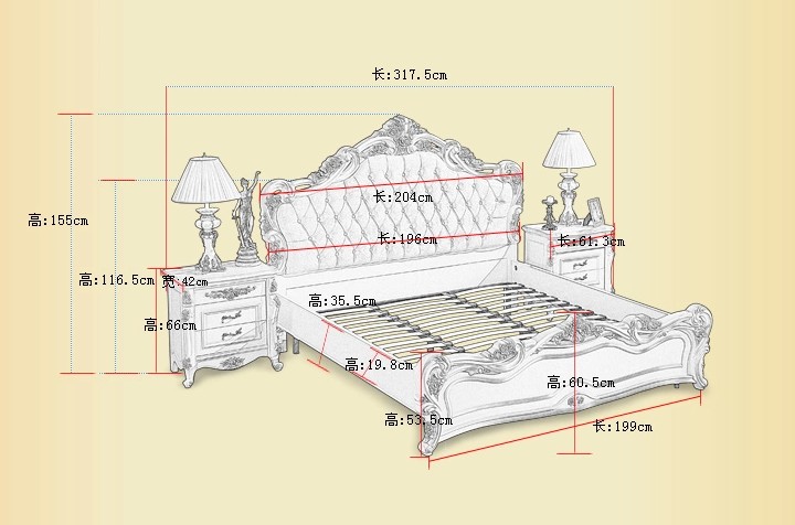 双人床尺寸，如何确定好床的尺寸？  