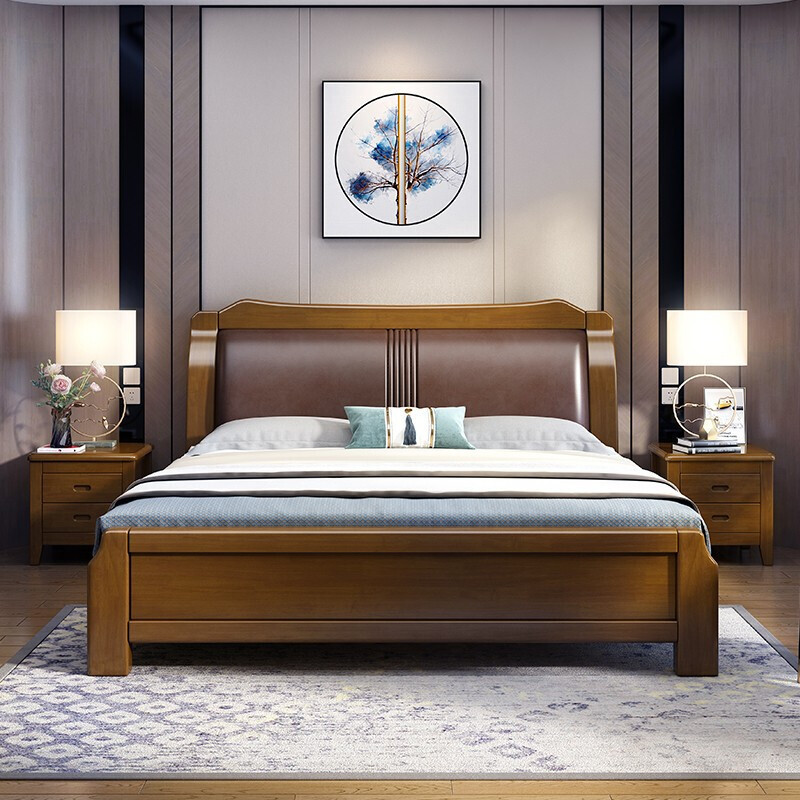 双人床价格，是多少，常见的实木床材料都有哪些？  